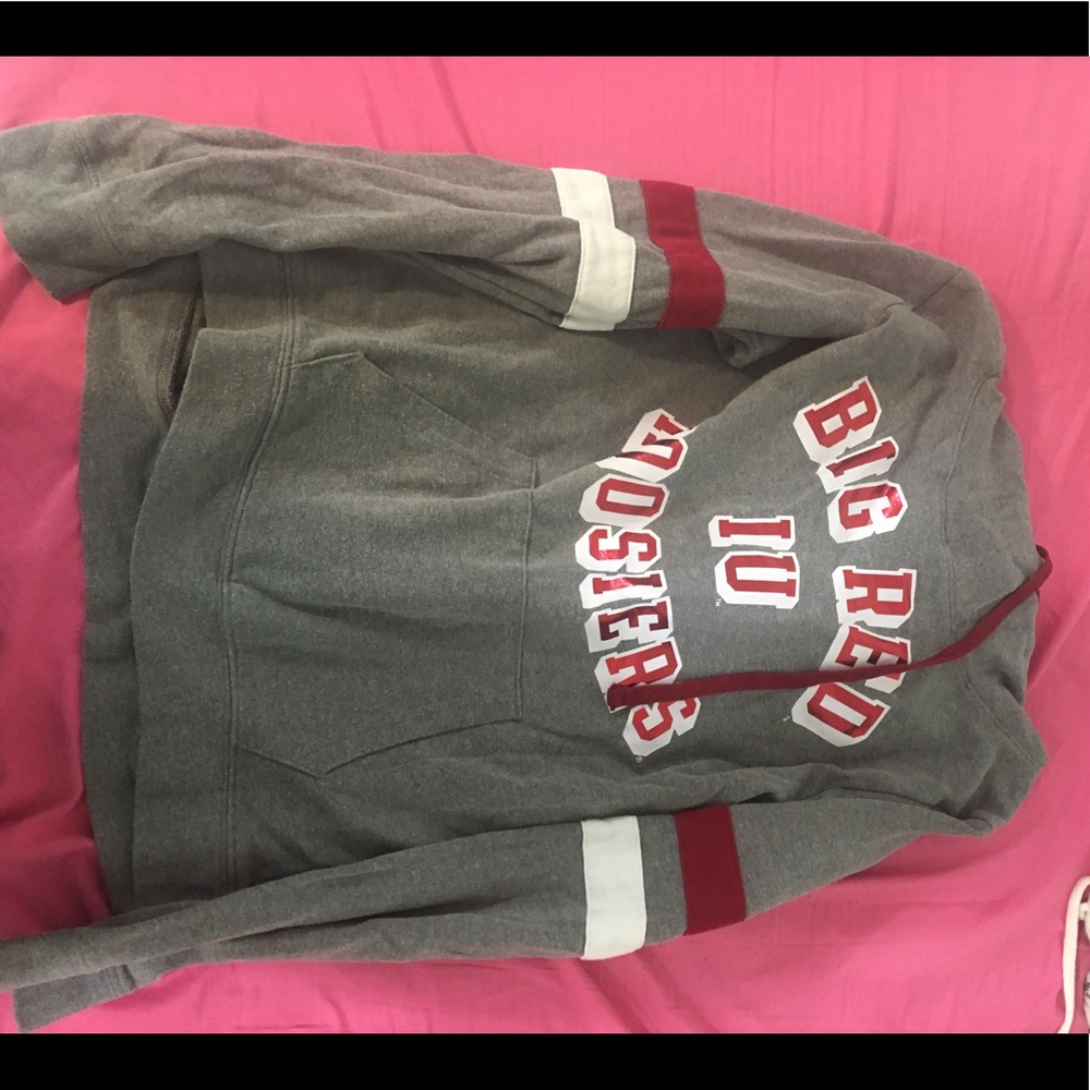 IU large PINK hoodie Large